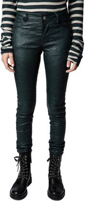 Phlame Froisse Leather Pant