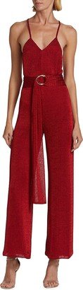 Pau Jersey Belted Jumpsuit