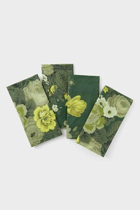 Tuckernuck Home Verdant Floral Printed Napkins Set of 4