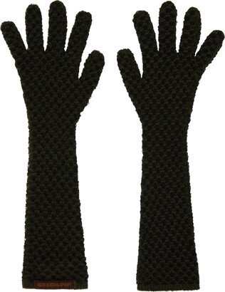 Khaki Thicklace Gloves