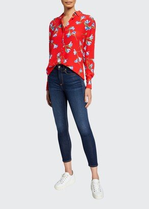 Nina High-Rise Skinny Ankle Jeans