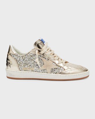 Ballstar Metallic Glitter Low-Top Sneakers