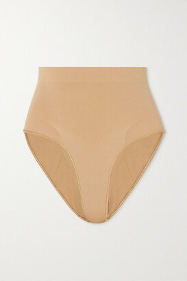 Seamless Sculpt Sculpting Mid Waist Briefs - Ochre