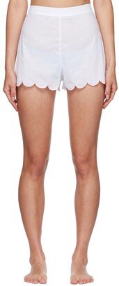 White Lorna Pyjama Shorts