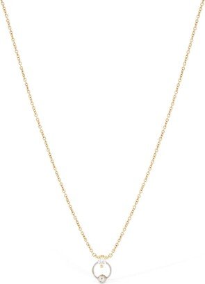 Two-in-one small diamond necklace