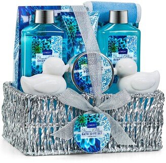 Lovery Home Spa Ocean Bliss Body Care Gift Set, 9 Piece