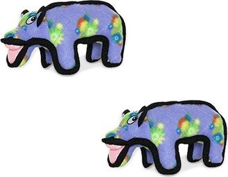 Tuffy Jr Zoo Hippo, 2-Pack Dog Toys