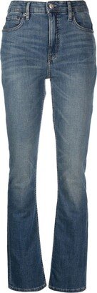 Stonewashed Bootcut Denim Jeans