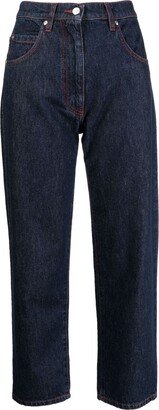 High-Rise Bootcut Jeans-AL