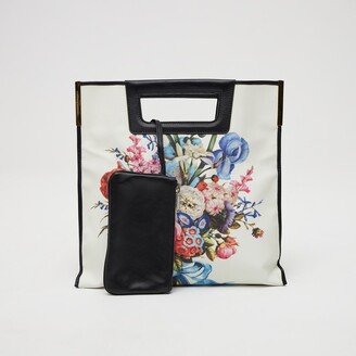 Floral Printed Briefcase