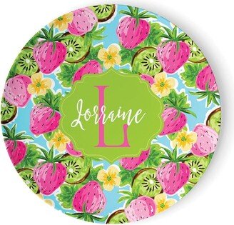 Watercolor Fruit Plate Personalized - Picnic Custom Thermosaf Mad For Monograms