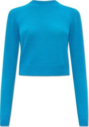 Crewneck Cropped Jumper-AC