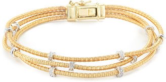 I. Reiss 14K 0.45 Ct. Tw. Diamond Mesh Bracelet