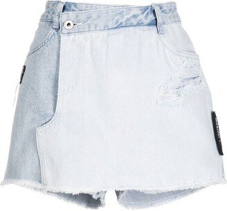 Musium Div. Distressed Denim Shorts-AB