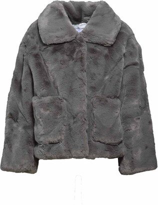 JAKKE Grey faux fur Traci coat Jakke