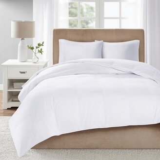 True North by Sleep Philosophy Level 3 White 300 Thread Count Cotton Sateen White Down Comforter with 3M Scotchgard