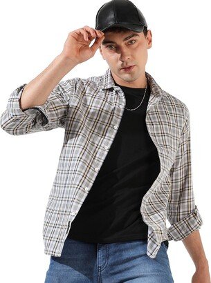 Campus Sutra Men's Checkered Casual Shirt-AA