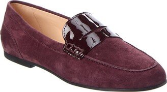 Tod’S Suede & Patent Loafer