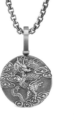 Dragon sterling-silver amulet