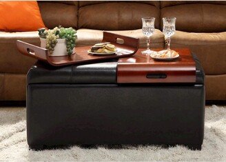 Storage Ottoman with Trays - Breighton Home