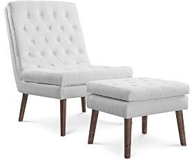 Modify Upholstered Lounge Chair & Ottoman