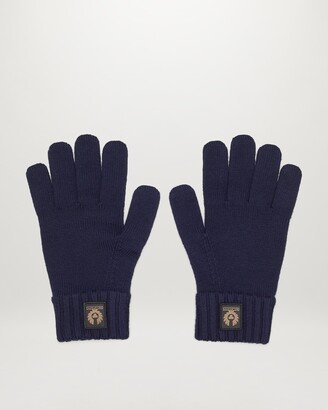 Watch Gloves In Washed Navy