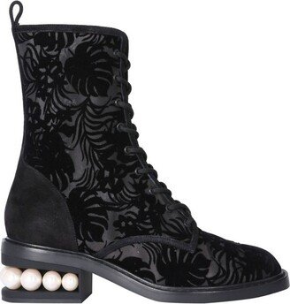 Casati Flocked Combat Boots