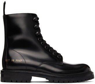 Black Combat Boots-AA