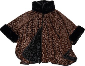 Patterned Faux Fur Topper