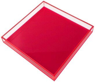 R16 HOME Neon Hot Pink Square Tray