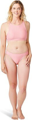 Cardiff Textured Bottoms (Grapefruit Texture) Women's Swimwear