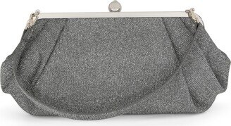 Woman's Genevieve Sparkle Jacquard Shoulder Pouch Clutch