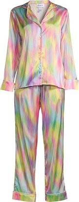 Averie Sleep Rainbow Long Pajama Set