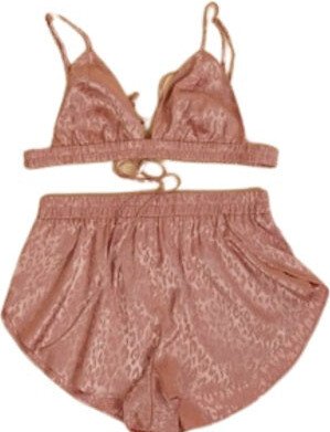 Nabz Saad 80S Shorts Set Rose