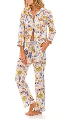 Emma Floral Jungle Cotton Pajamas