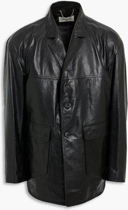 Pebbled-leather jacket