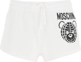 Logo Printed Drawstring Shorts-AD