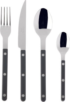 Gray Bistrot Brilliant Flatware Set, 24 pcs