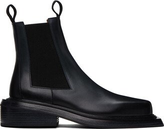 Navy Cassettino Chelsea Boots