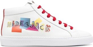 Logo-Print Lace-Up Sneakers