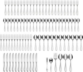 Cresta 90-Pc Flatware Set, Service for 12