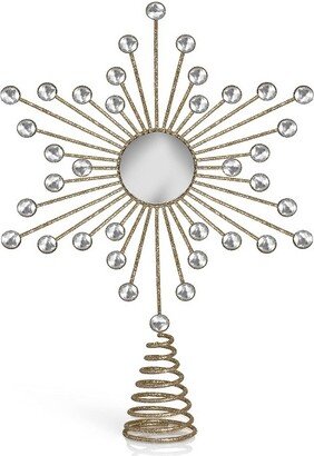 Ornativity Jewel Star Tree Topper - Gold