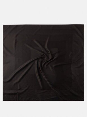 logo Silk-twill Scarf