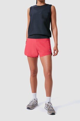 Tnuck Sport Hot Pink Scallop Marisa Tennis Short