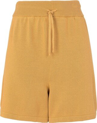 Cotton Knit Shorts Shorts & Bermuda Shorts Ocher