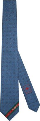 Double G jacquard tie