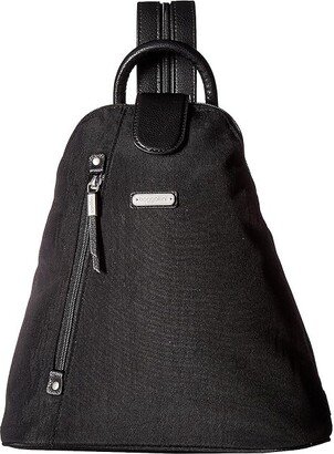 Metro Backpack with RFID Phone Wristlet (Black) Backpack Bags