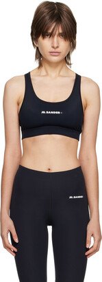 Black Printed Sport Bra