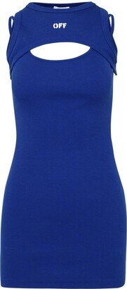 Off Stamp Cut-Out Sleeveless Dress