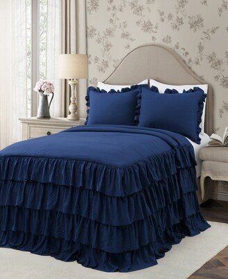 Allison Ruffle 2-Piece Twin Xl Bedspread Set